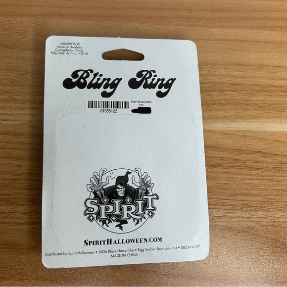 Costume Adult Bling Rings Pimp Plastic Silver Crown #1 Rap Cosplay NEW - Picture 3 of 11